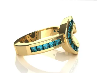 Wave Ring Minimalist 3D print model