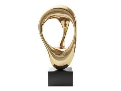 Abstract sculpture by Niko de Wit 3D model