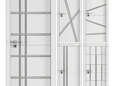door pvc 02 3D model