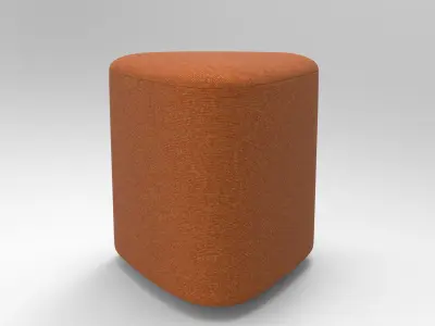 Fitu Stool Low-poly 3D model