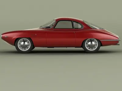 Alfa Romeo Giulietta Sprint Speciale Prototipo 3D model