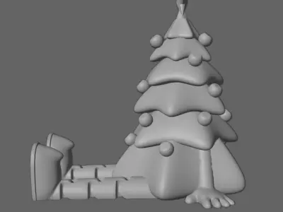 ARTICULATED XMAS TREE 3D print model