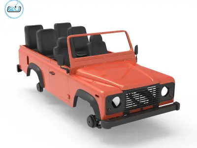 Land Rover Defender 3D print model