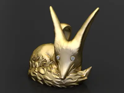 NEAR ANIMAL PENDANT 3D PRINTABLE MODLE  3D print model