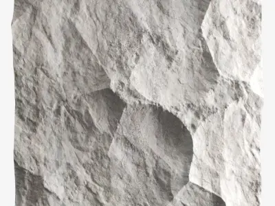54-RockPanel piece of rock 3D model