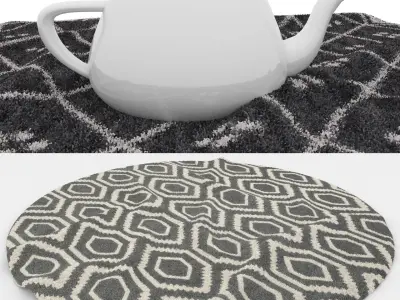 Rugs No 713 Low-poly 3D model