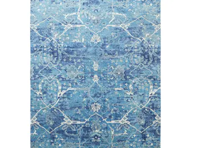 Amelia Hand-Knotted Rug 3D model