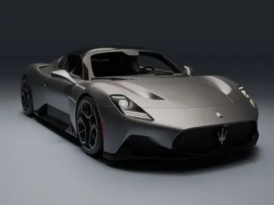 Maserati MC20 Low-poly 3D model