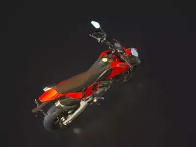 Base model Ducati Hypermotard 698 2024 3D model