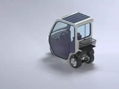 Elders Electric Scooter Free 3D model