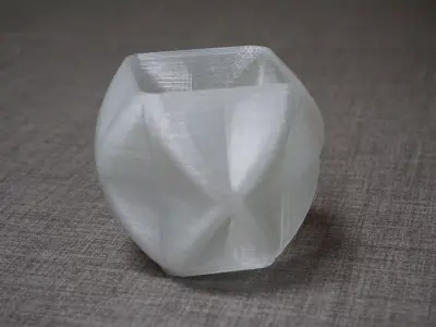 Box Shaped Vase Free 3D print model