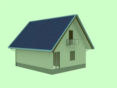 House 3D model 8