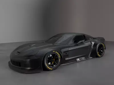Corvette C6 Quiet Racing Club 3D model