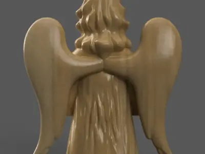 angel for christmas decoration  008 3D print model