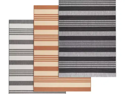 Rug Set 1520 3D model