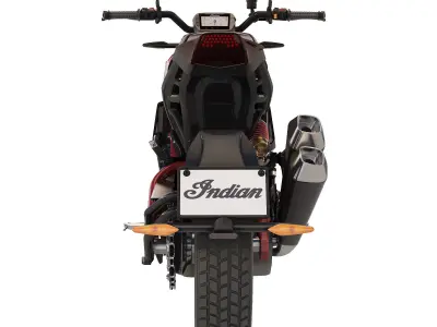 Indian FTR 1200 S 2019 3D model
