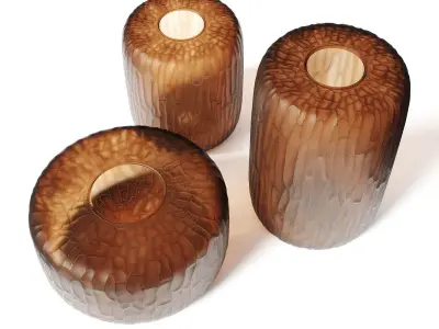 Guaxs Set Orange Smoke  3D model