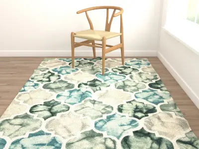 Rugs No 24 Low-poly 3D model