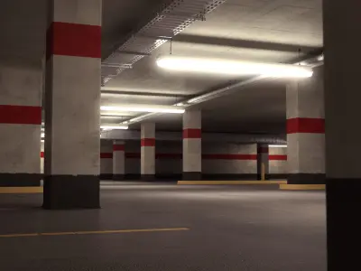 Parking Level 3D model