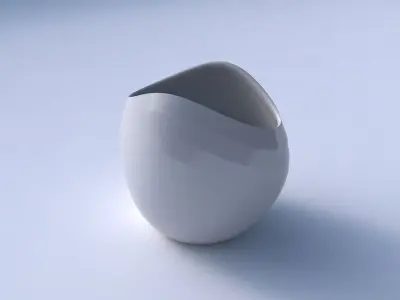 Bowl compressed 3 with small horizontal sections 3D print model