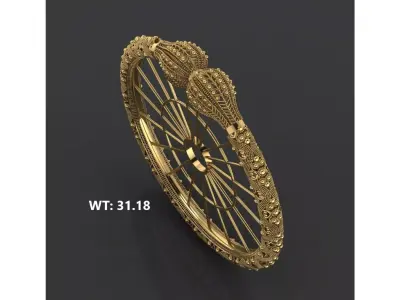 fusion bangles moo karra indian  19 3D print model