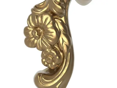 decorative pattern ready for 3D printing 3D model