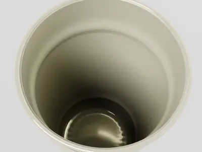 simple lowpoly decorating cup Free low-poly 3D model