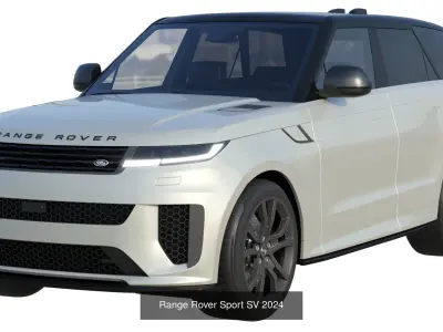 Range Rover sport collection 3D Model Pack