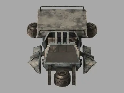 Ute Speeder Variant A - Star Wars Downunder Low-poly 3D model