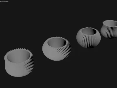 3D Printed Planter Plant Pot Plant Vase 132 3D print model