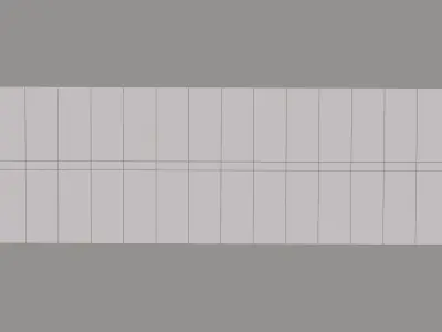 2D Road Surface Low-poly 3D model