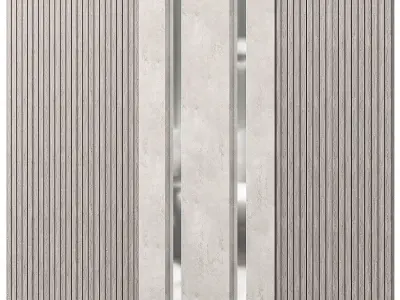 Panel marble wall panels 3D model