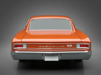 1966 Chevrolet Chevelle SS 3D model