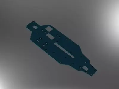 Thunder Tiger TS4 Luxe Chassis Free 3D model