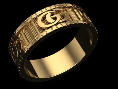 GUCCI RING 3D print model