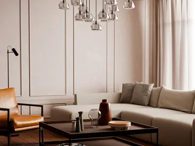 Scene - Livingroom - 01 3D model