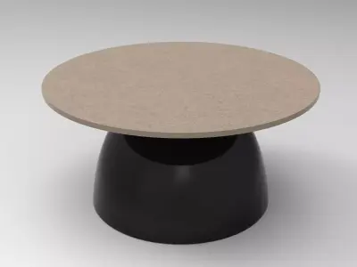 Gofi Side Table Low-poly 3D model