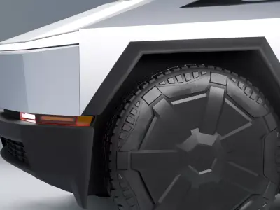 Tesla Cybertruck 2025 3D model