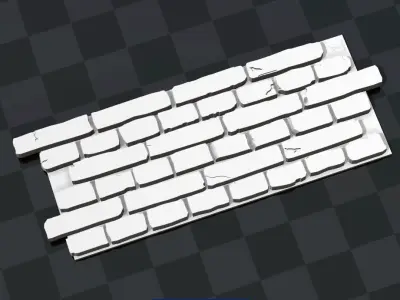 Bricks wall - Decor 3D print model