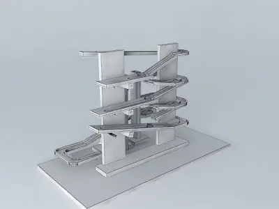 Balls clock 3D model