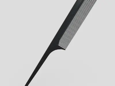Pin Tail Comb 2 Low-poly 3D model