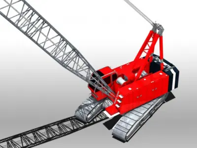 Yard Crane 3D model