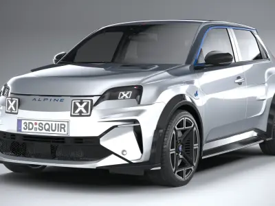 Alpine A290 2025 3D model