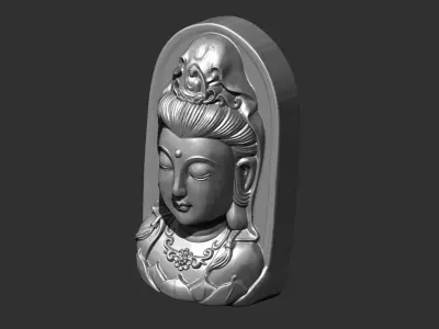 Kwanyin Bodhisattva 3D print model