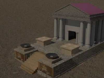 Ancient Hall  3D model