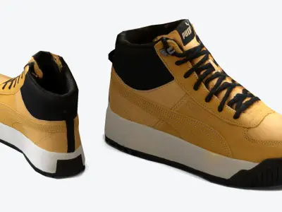 Sneakers PUMA - 3d Model Free low-poly 3D model