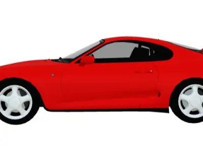 toyota supra 3D model