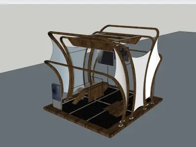 stall pavilion 3D model