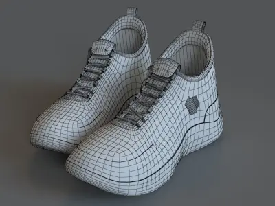 Generic Trainer - Unbranded Low-poly 3D model