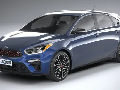 Kia Forte GT Hatchback 2021 3D model